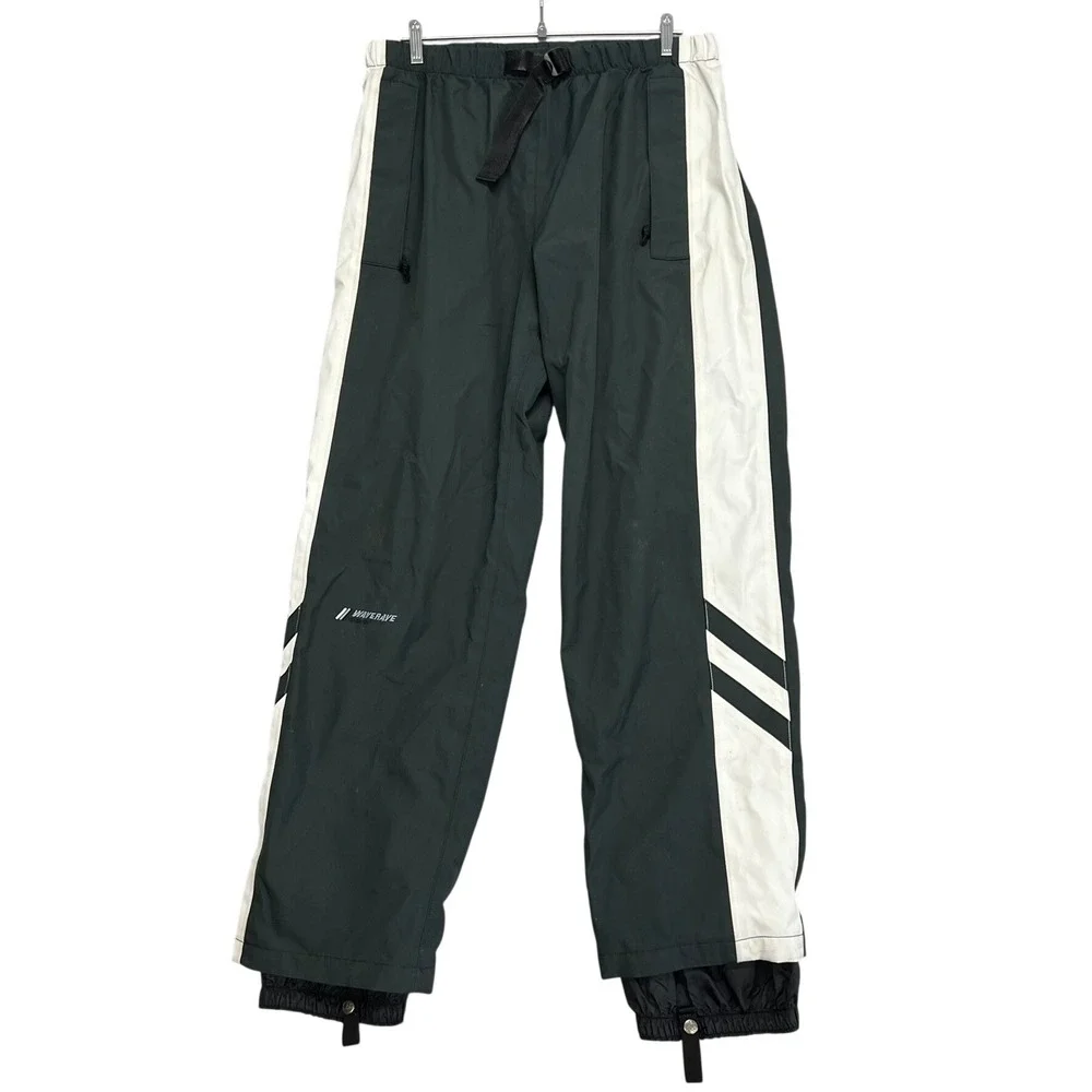 Vintage 90s Wave Rave Gore-Tex Snowboard Pants Mens XL Green Skater Gorpcore